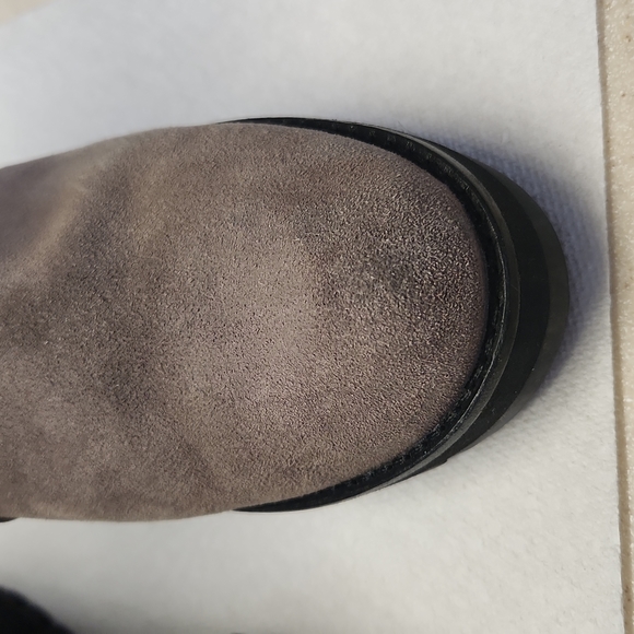 Eileen Fisher Women's Tinker Wedge Ankle Boots/Booties Size 7.5, Taupe, EUC - Picture 4 of 11